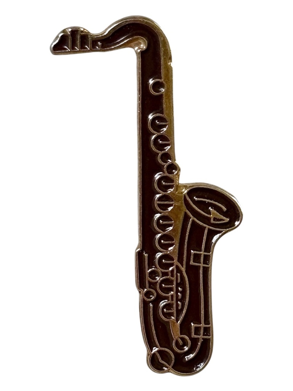Saxophone Lapel Pin Vintage